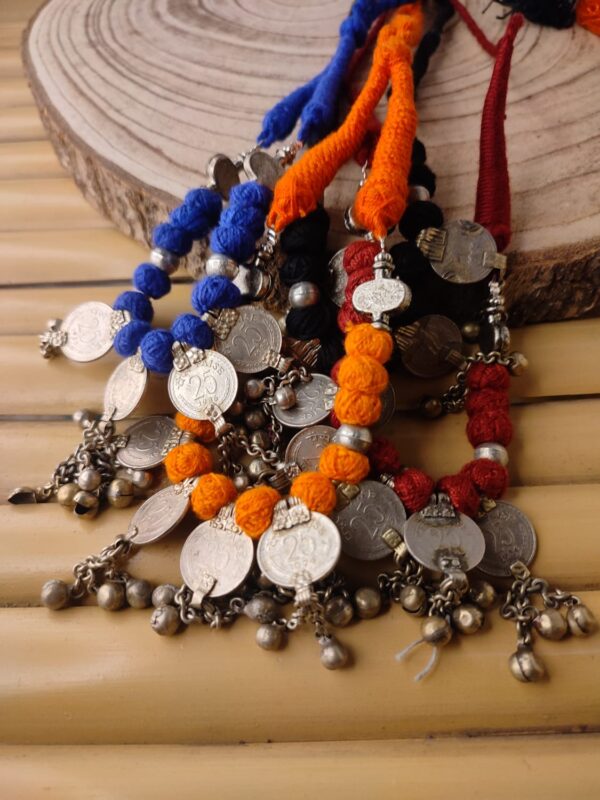 Tribal Coin with Ghungroo Necklace - Image 4