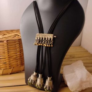 Triple Tribal Tribal with clip necklace