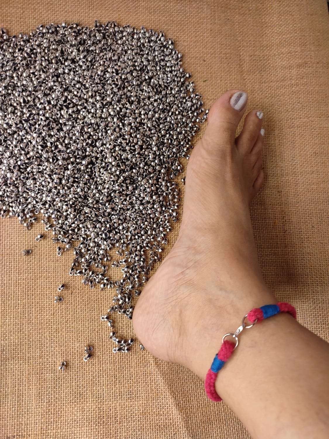 Cotton anklets on sale