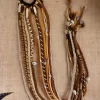 Classical Dreadlocks Styled Boho Hair Ties with Metal Charms No.3 - Image 2