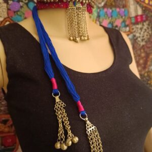 Antique Tribal Ghungroo Pazeb Choker Necklace