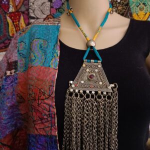 Triangle Afghani Pendant Necklace