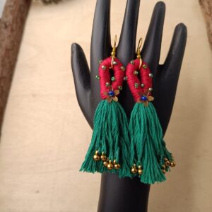 Macarame Thread Earrings