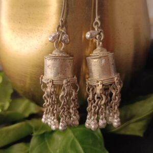 Small Tribal Topli with Ghungroo Earrings