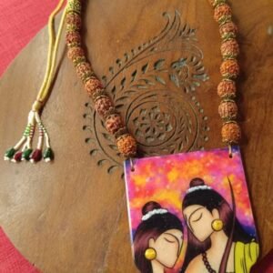Pure Marble Ram Sita Necklace