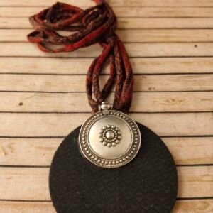 Black Khun Fabric Necklace