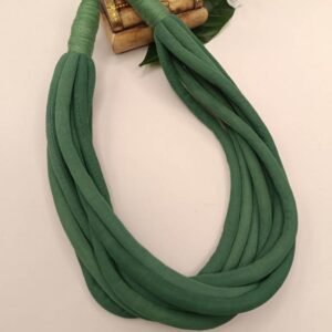 Multi Layer Fabric Short Necklace