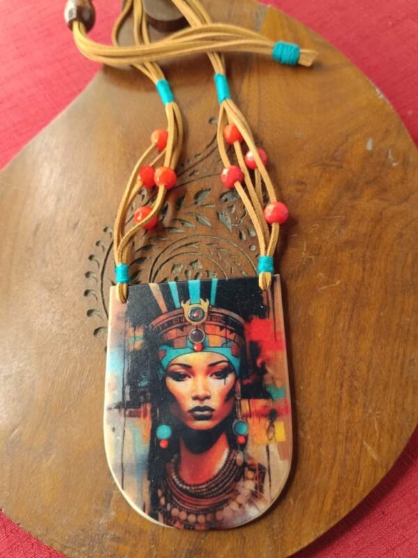 Boho African Marble Necklace