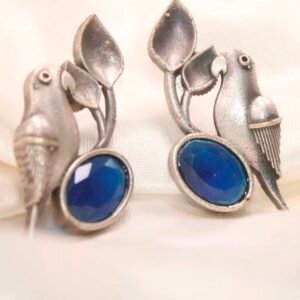 Parrot with Stone Earrings