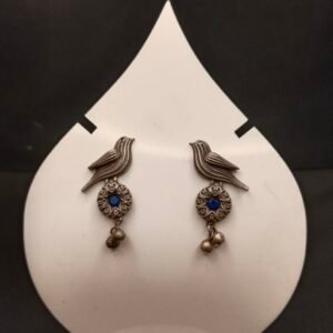 Bird with Stone Earrings