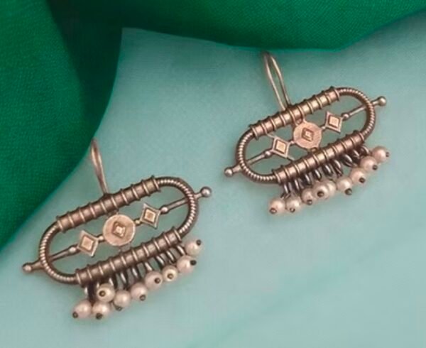 Tribal Instrument Shape Earrings
