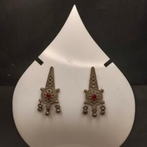 Cone Shape with Stone Earrings
