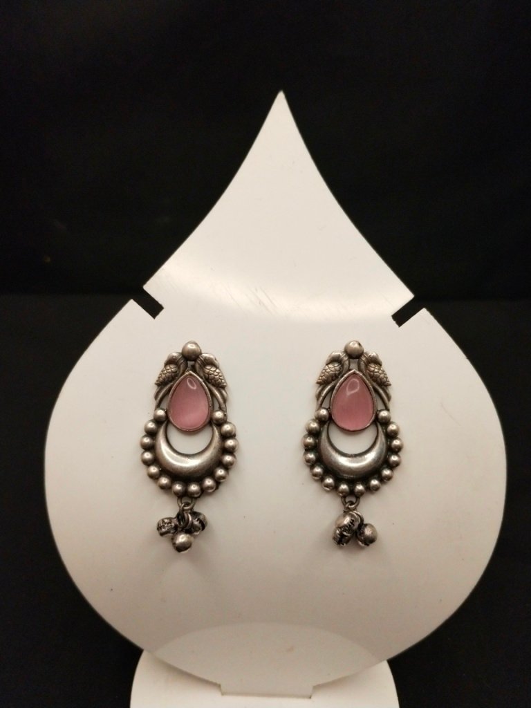 Half Moon with Stone Studs