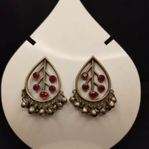 Chand Baali Style Earring with Ghungroo