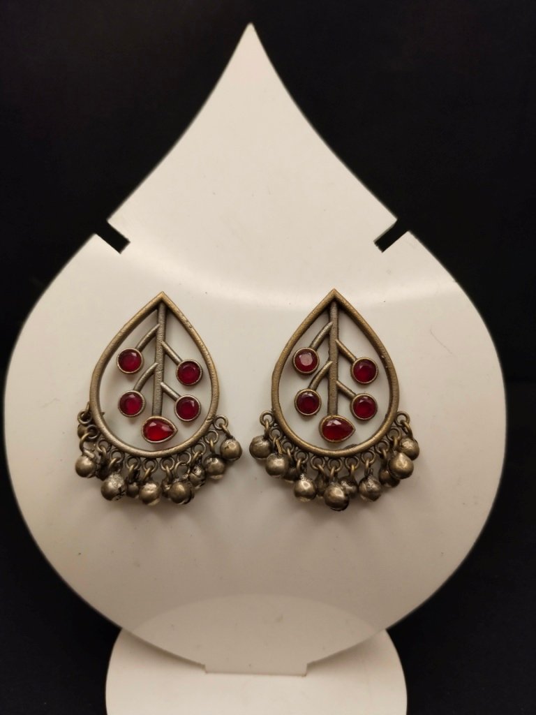Chand Baali Style Earring with Ghungroo