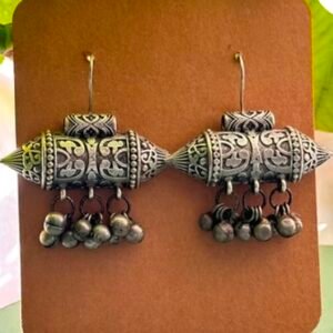 Pointed Taweez Shape Earrings
