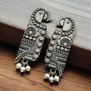 Parrot Metal Stud Metal Earrings