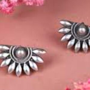 Half Moon Flower Shape Metal Studs