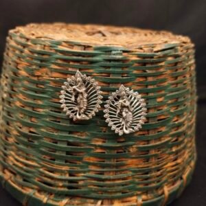 Krishna Round Metal Studs