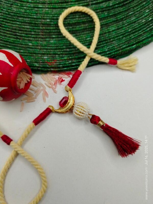 Rakhi Lumba with Moti & Tassles