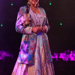 Green & Beige Fabric Parandi Feat Pratibha Singh Baghel