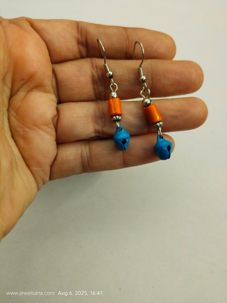 Wooden Painted Parrot Necklace Set - Image 2