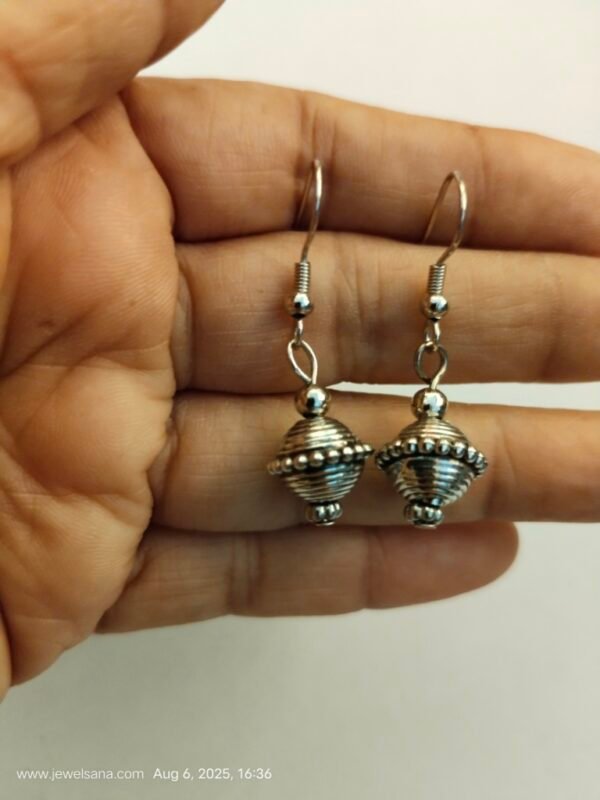 German Silver Oxidised Necklace Set - Image 2