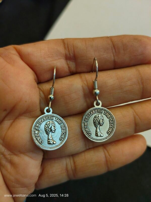 German Silver Oxidised Necklace Set - Image 2