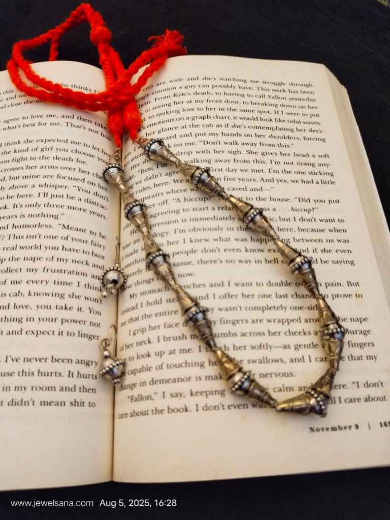 German Silver Oxidised Necklace Set - Image 2